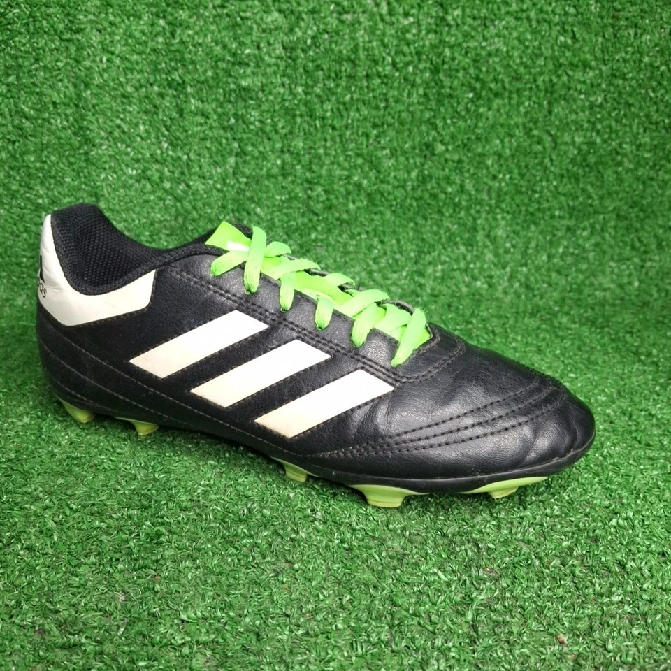 Adidas, SZ 4 YOUTH , cleats (Black/Lime Green Soccer) - Image 3 of 4