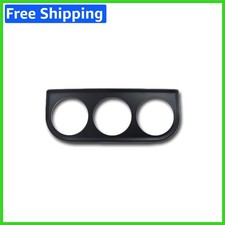Universal 2-116 Triple Gauge Mounting Panel - Durable Steel For All Vehicles