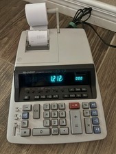 Sharp COMPET QS-2770H Printing Calculator Heavy Duty Desktop Office