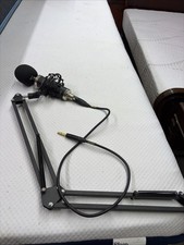 Rockville RCM03 Pro Studio Recording Condenser Microphone Mic With Boom