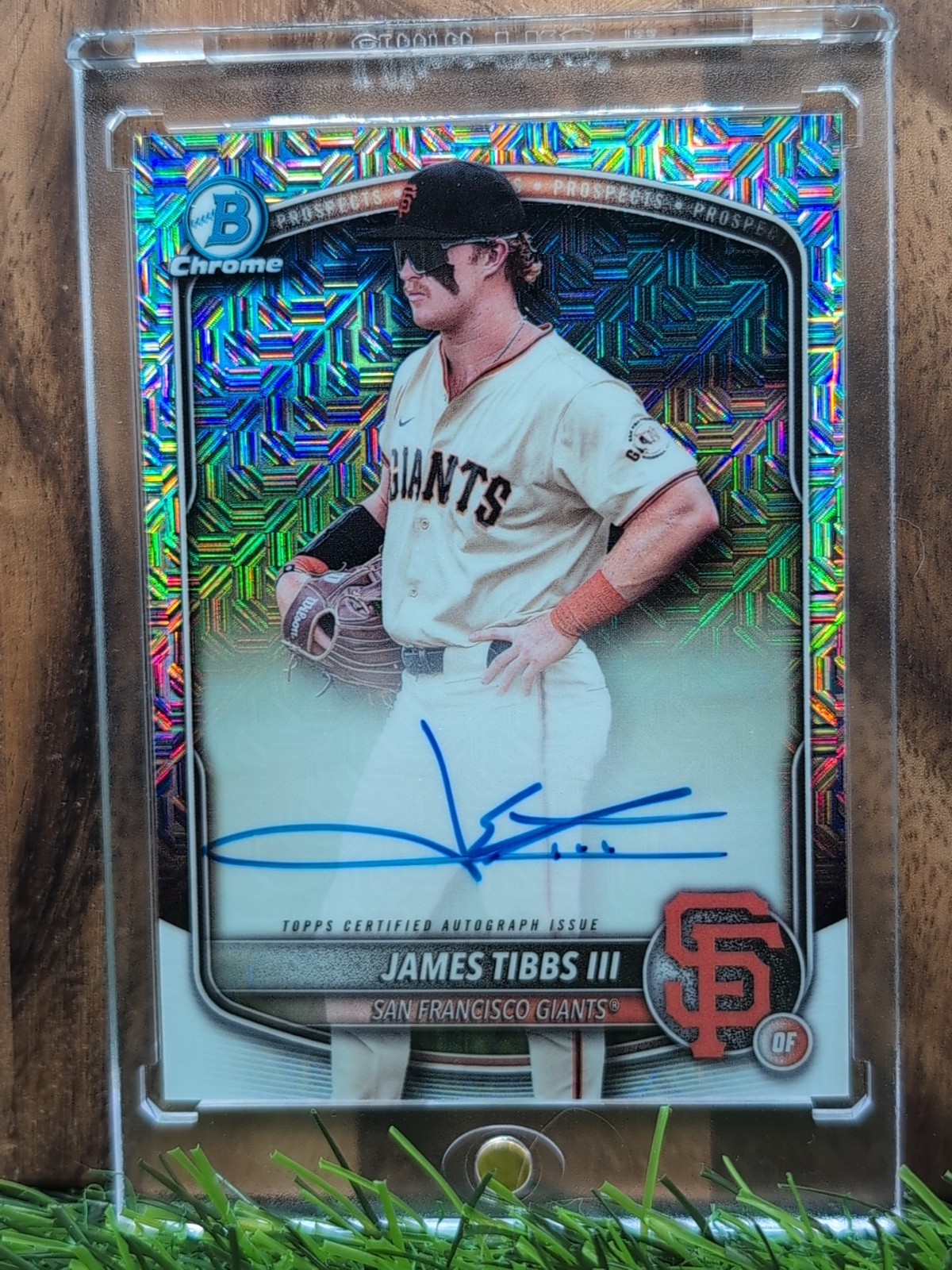 2025 Bowman Chrome - James Tibbs III Mojo Refractor Auto