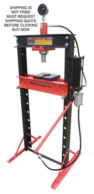 NEW Redline Engineering Shop Press 20 Ton Auto Automotive Hydraulic Adjustable