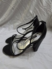 NWOTD Nine West 9 Maer Heeled Sandals Black Strappy 126612