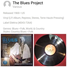 The Blues Project/ Various Artists/ Lp/ 1969/ Terra Haute/ Urban Blues/ VG