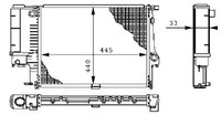 Mahle CR 239 000S KüHler, MotorküHlung FüR BMW
