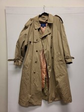 London Fog Limited Edition Trench Coat Mens 42 Regular Classic Overcoat Jacket