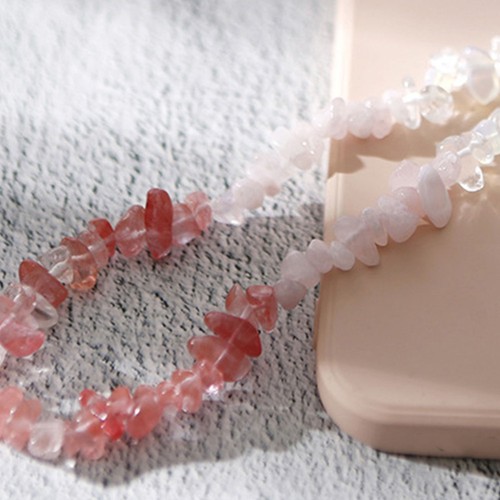 2 Pcs Kristall -Edelstein -Schlüsselkette Dekoratives Telefon Lanyard - 第 6/12 張圖片