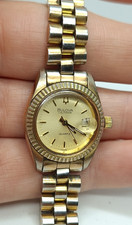BULOVA MOVIMENTO RONDA QUARTZ OROLOGIO VINTAGE DONNA LADY WATCH MONTRE UHR