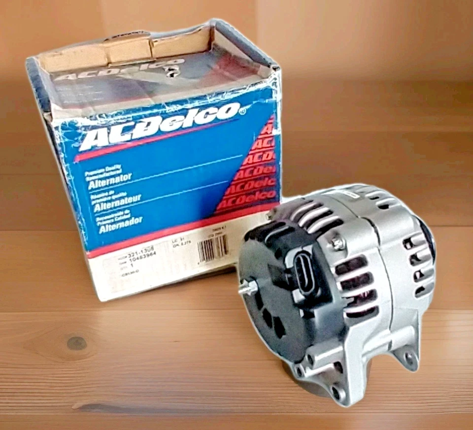 Remanufactured Alternator Delco CS130D, 100Amp ACDELCO GM OE 321-1308 (USA Made) - Image 3 of 4