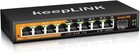 8 Port 2.5G Ethernet Switch Web Smart Managed, 8x 2.5G Base-T & 1 x 10G SFP Slot