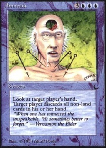 1 x Amnesia - The Dark - NM-Mint - MTG