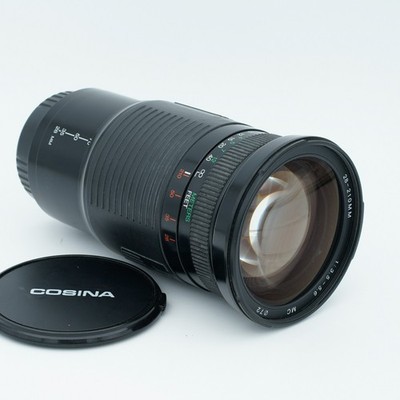 COSINA AF Zoom 28-210mm f3,5-5,6 MC mit Minolta-A Bajonett Pullzoom