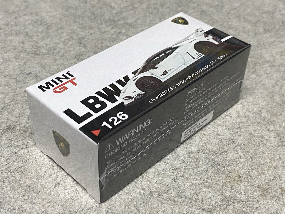 MiniGT LB WORKS Lamborghini Huracan GT White No.126 RHD | eBay