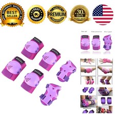 Kids/Youth Knee Pads Elbow Pads Wrist Guards Set for 3-15 , Child Protective ...