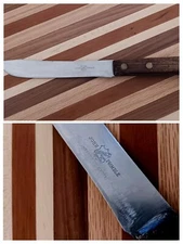 Vtg 50s John Primble Butcher Chefs Knife 7" Steel Blade "Goods Of Honour"