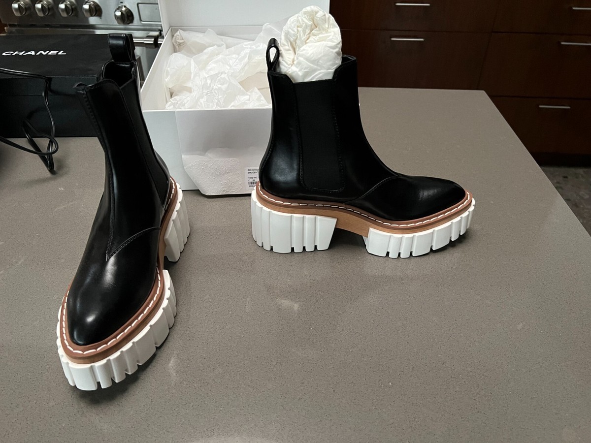Stella McCartney Emilie Ankle Boots Black 800251N0131 Size:8 US