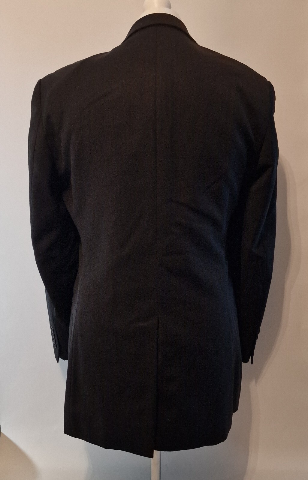 Giacca uomo Yves Saint Laurent lana nera taglia media singola ventilazione abbigliamento formale