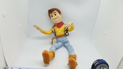 Thinkway Toys Toy Story Woody Doll 16'' NO HAT DOES NOT TALK 27138 Poseable