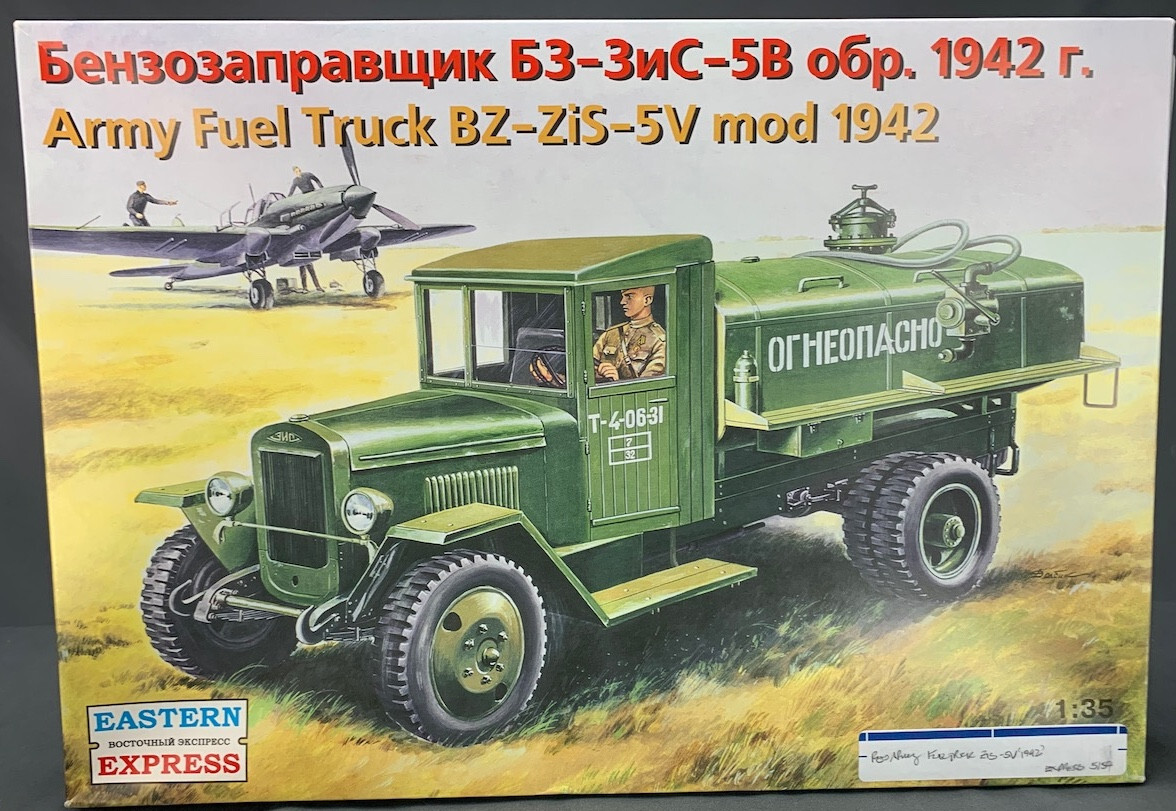 1:35 Eastern Express 35154 Russian Army Fuel Truck BZ-ZiS-5V Model