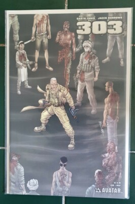 GARTH ENNIS 303 #1 WRAP COVER VARIANT 