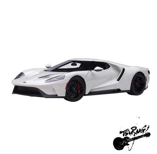 ミニカー Autoart 1/18 2017 Ford GT White AutoArt Ford GT 2017, Frozen White 1/18 Diecast Car