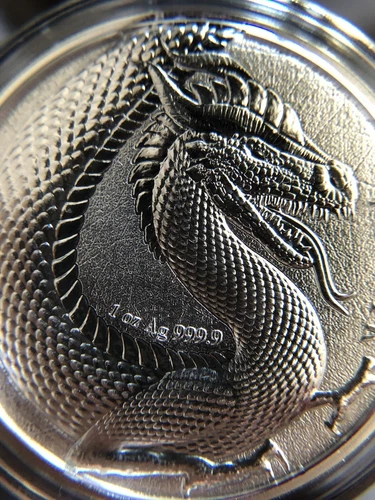 2020 Germania Beasts Fafnir 1 oz Silver Coin BU