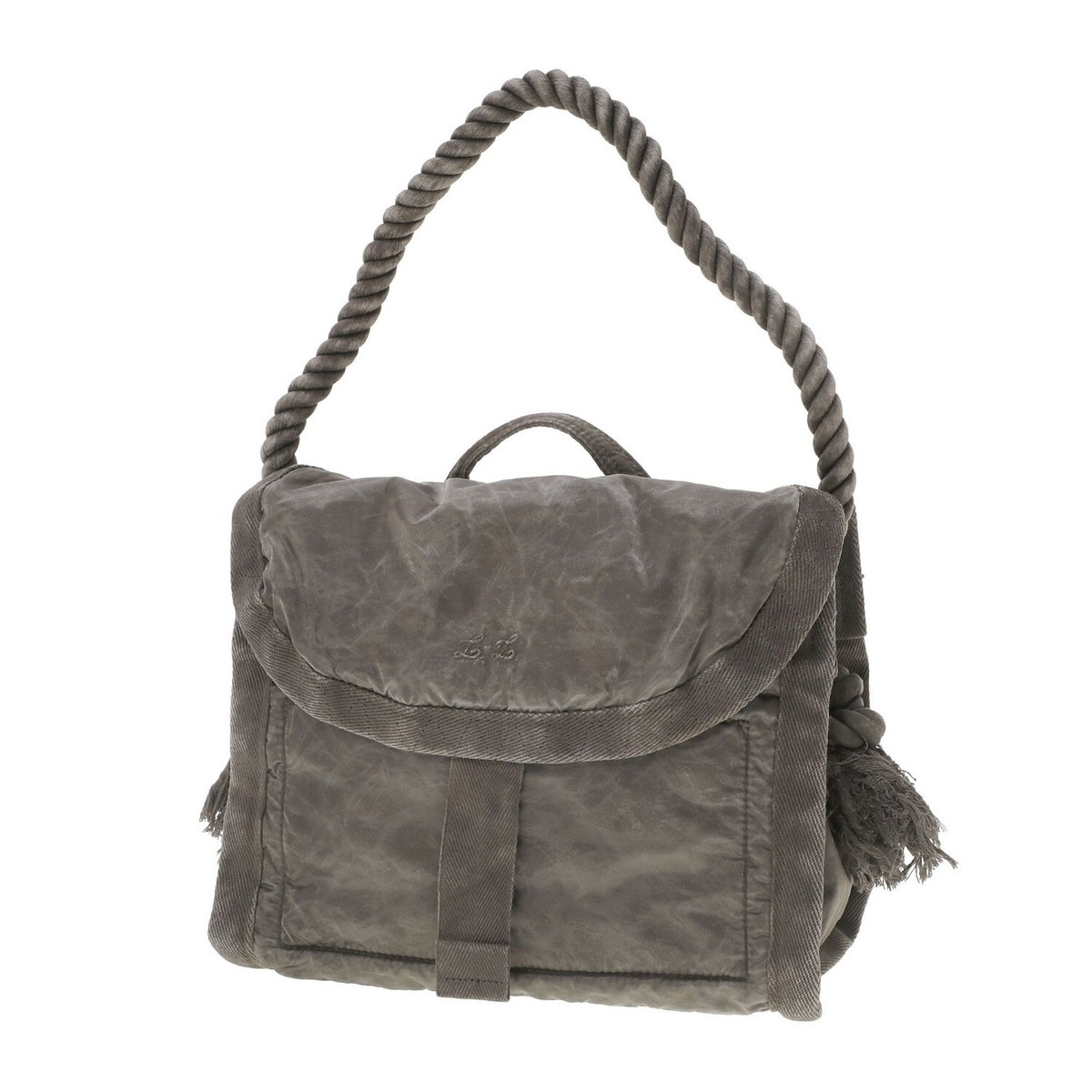 ASK availability First) LUGGAGE LABEL / LABEL OLDNEW SHOULDER BAG