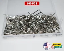 Ball Pump Needles 100pcs, Air Pump Needles for Basketball Inflating, Inflation