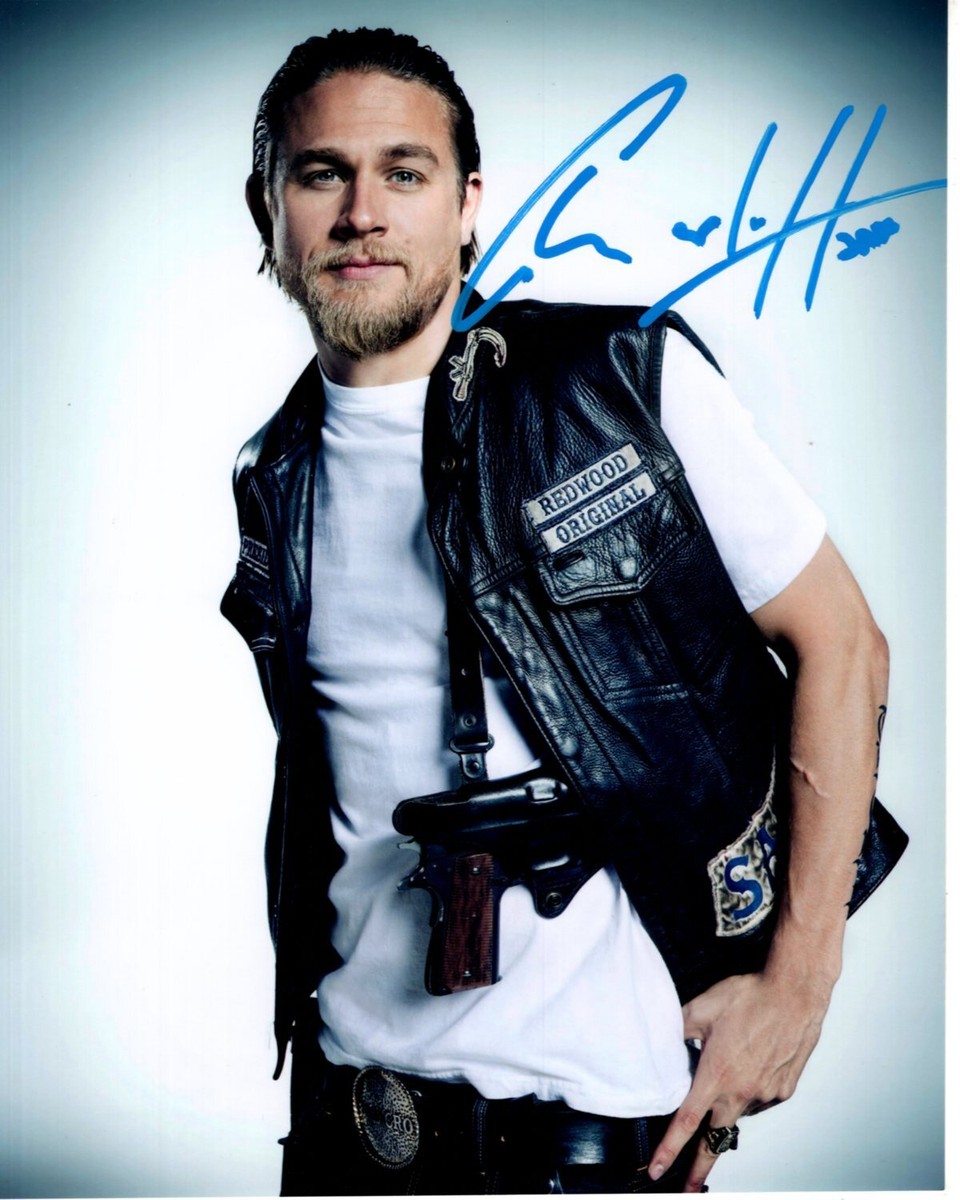 Charlie Hunnam Signed Autographed 8x10 Sons of Anarchy Jax Teller