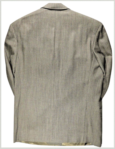 HUGO BOSS Al Capone Blazer 40 Gray Double-Breasted Wool Germany Gangster Classic - Picture 3 of 11