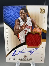 Brandon Knight 2012-13 Panini Immaculate RPA Rookie Jersey Patch Auto 89/99
