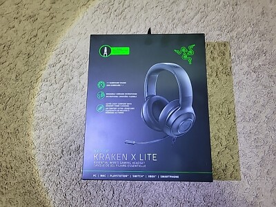 Black Razer Kraken X Lite