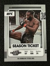 2022 CONTENDERS OPTIC UFC SEASON TICKET BASE CARD #367 ALJAMAIN STERLING