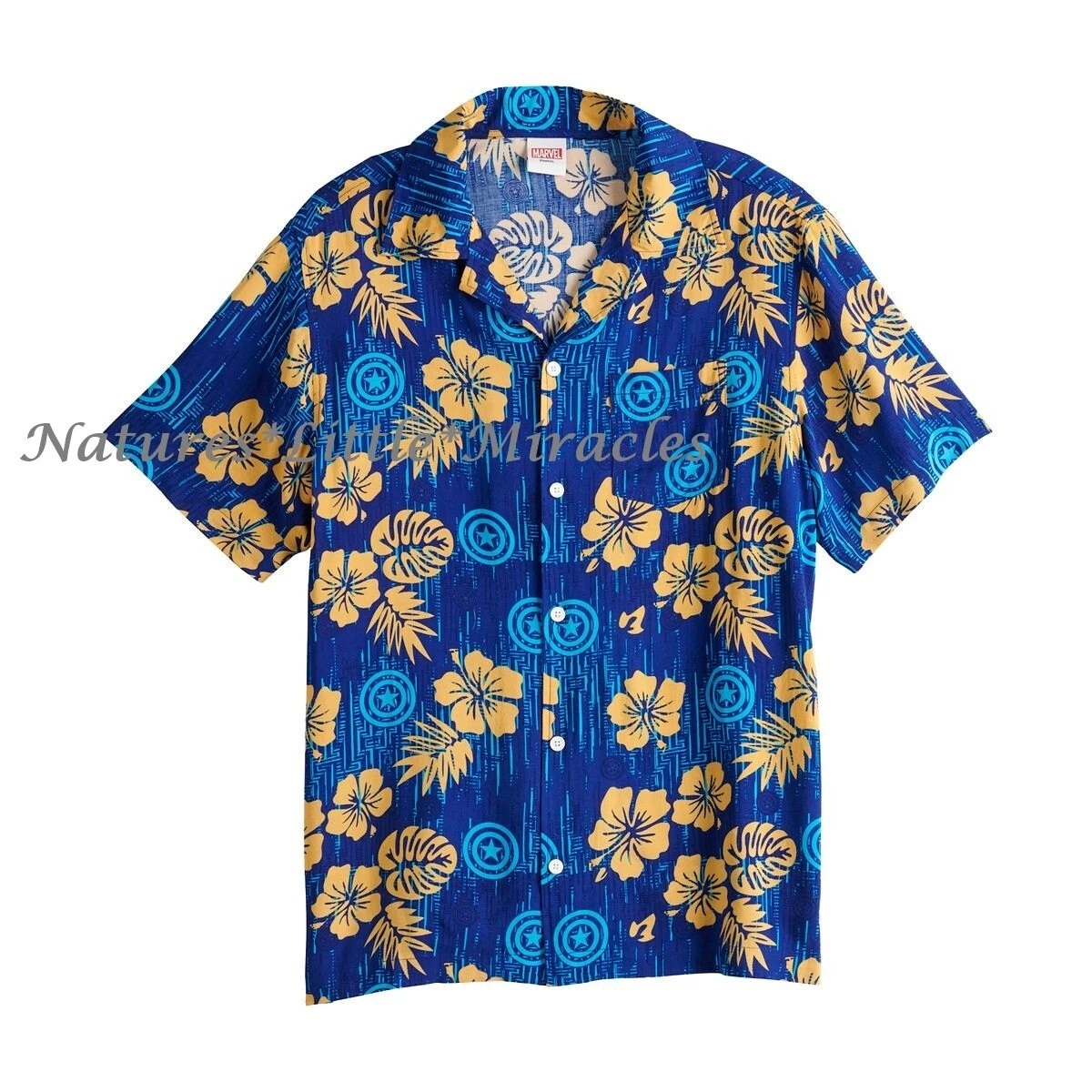 Men's Captain America Hawaiian Shirt