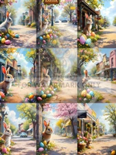 Adorable Bunny Minis | A4 Rice Paper | Paper for Decoupage | Decoupage Central