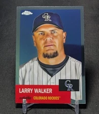 Larry Walker 2022 Topps Chrome Platinum Anniversary Card #412 Colorado Rockies