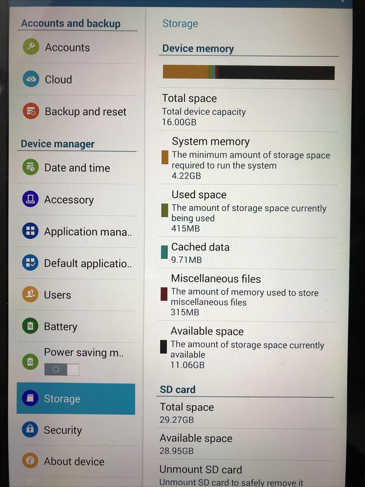 Samsung Galaxy Tab Pro - 8.4" - 16GB - White - SM-T320 reset - Image 3 of 4