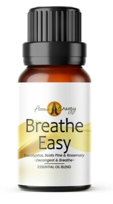 Breathe Easy reines ätherisches Ölmischung aus Eukalyptus-, Kiefern- & Rosmarinölen 100ml