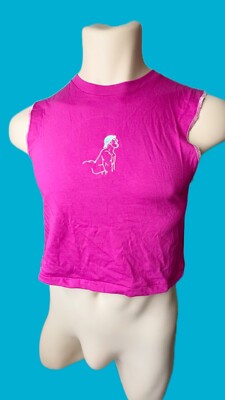 H.E.Arts Good Boy custom embroidery mens berry pink cotton crop top T-shirt