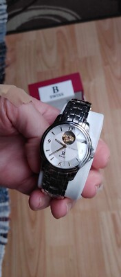B Swiss Prestige Open Heart Men's Automatic Watch