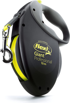 Flexi Giant Professional L Gurt 10 M Für Hunde Bis 50 Kg, Schwarz/Neongelb
