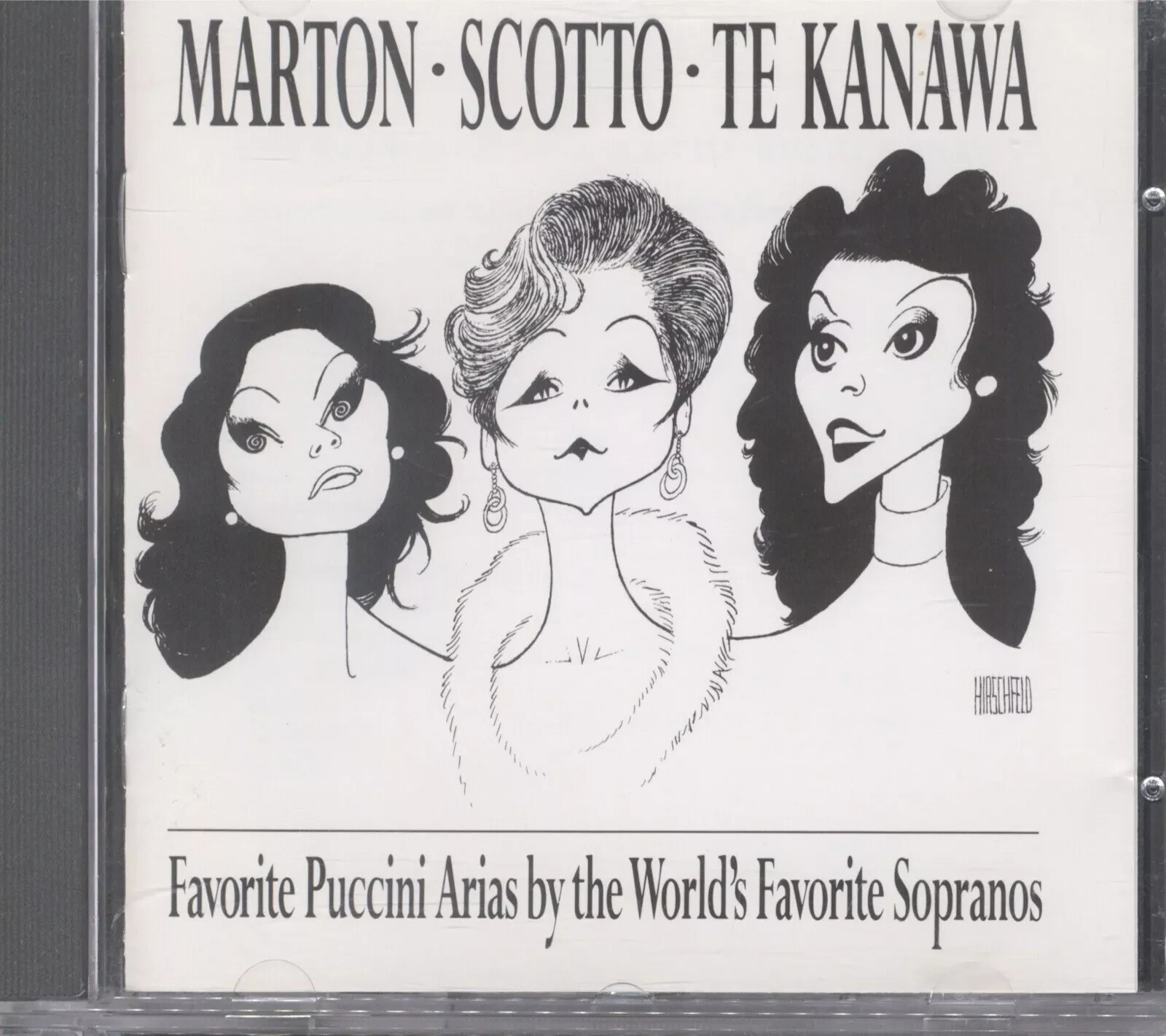 Marton · Scotto · Te Kanawa ~ Favorite Puccini Arias CD  LN11