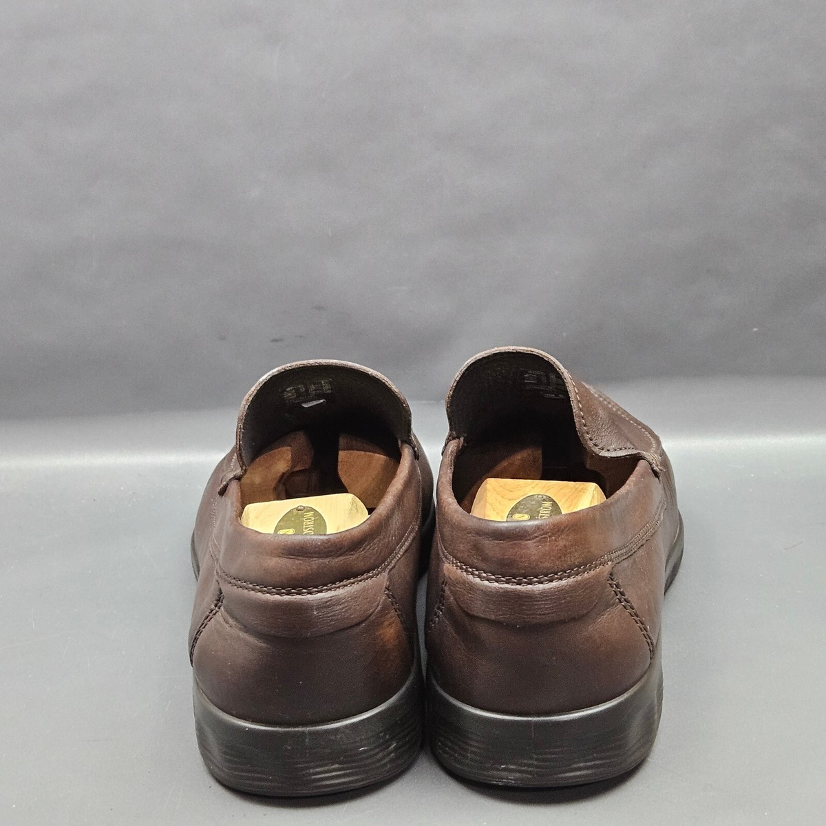 Ecco S Lite Moc Loafers Mens Size 10 Brown Leather Venetian  display picture 3