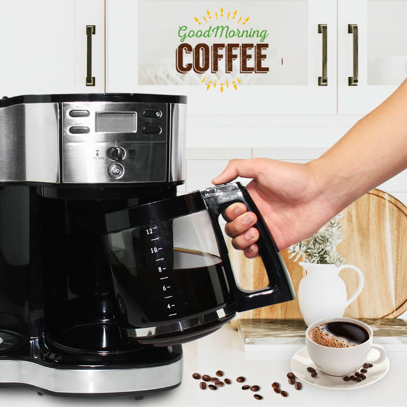 12-CUP Coffee Carafe Pot for Hamilton Beach Coffee Maker Part# 990117800
