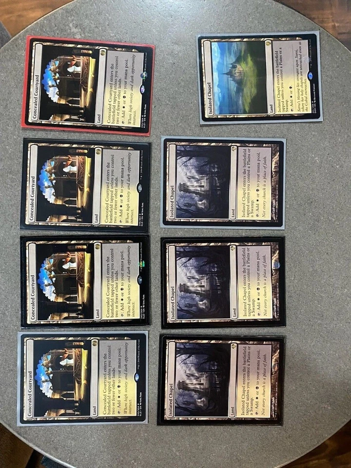 Mtg Isolated Chapel NR MT or better Modern Event + Concealed Courtyard (4) NR MT - Image 2 of 3