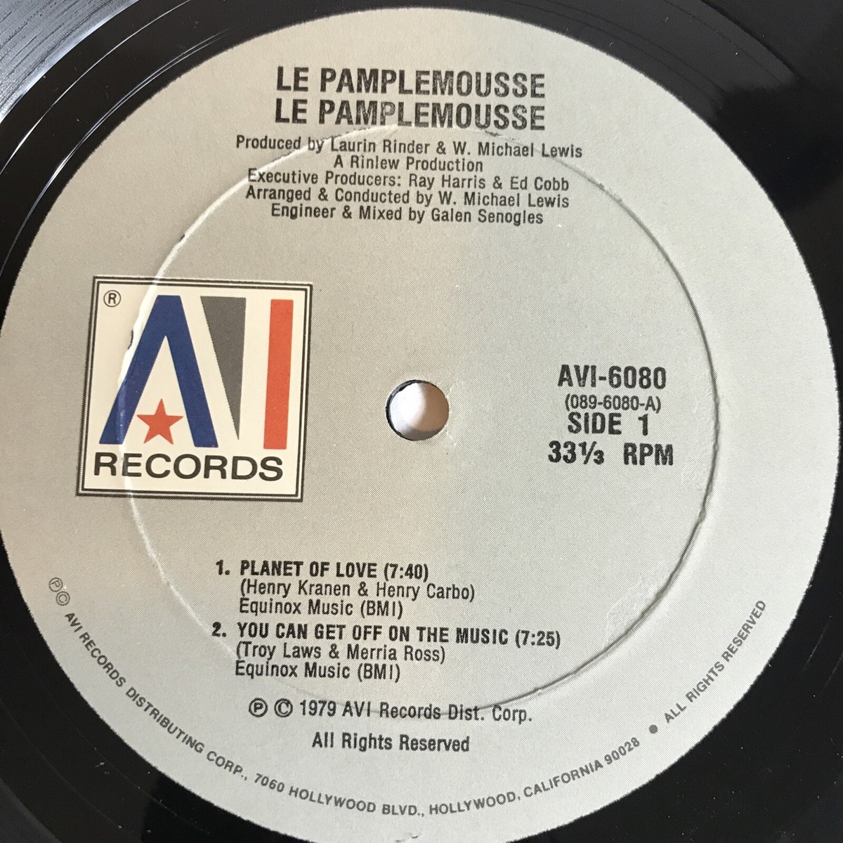 Le Pamplemousse レコード LP RARE ! LE pamplemousse planet of love AVI RECORDS AVI -6080LP NEAR