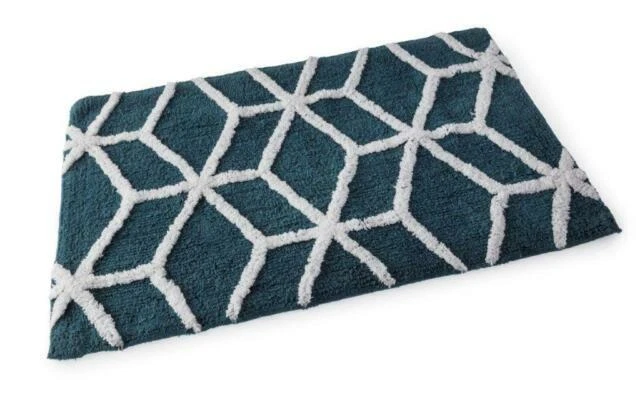 Geometric Bath Mats, Rugs & Toilet Covers
