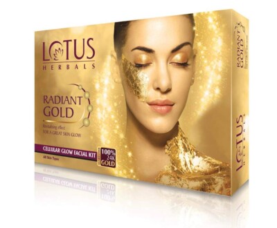 LOTUS HERBAL Radiant Gold Cellular Glow Facial kit