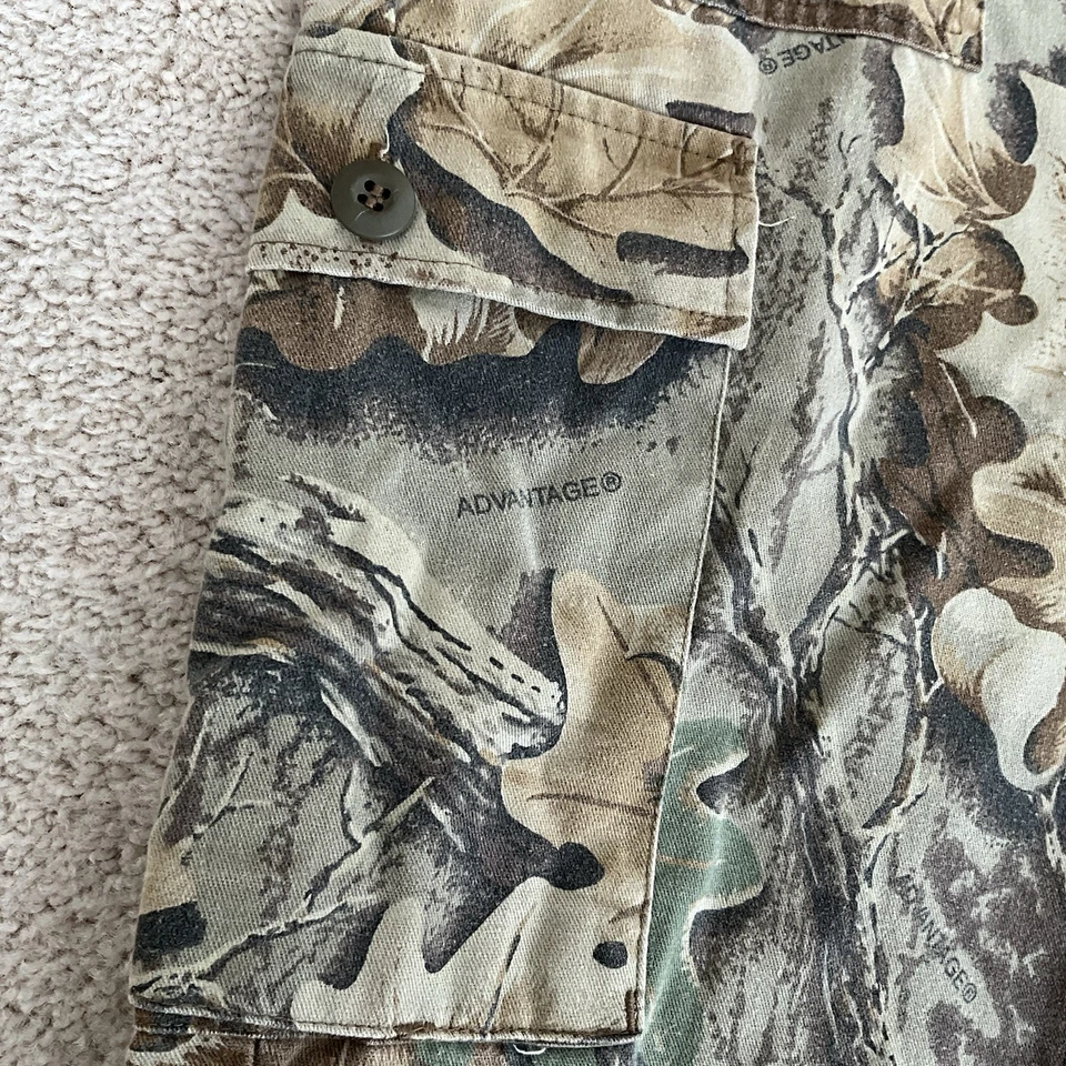 Vintage Y2K Ranger Outdoors Pants 35x31 Advantage Camo Deer Hunting - Image 2 of 4