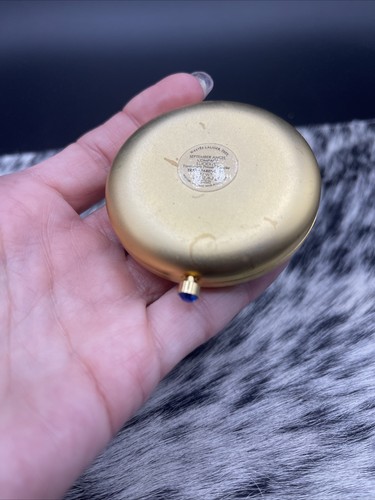 Polvere pressata lucida compatta angelo tono oro Estee Lauder vintage da collezione - Foto 10 di 24